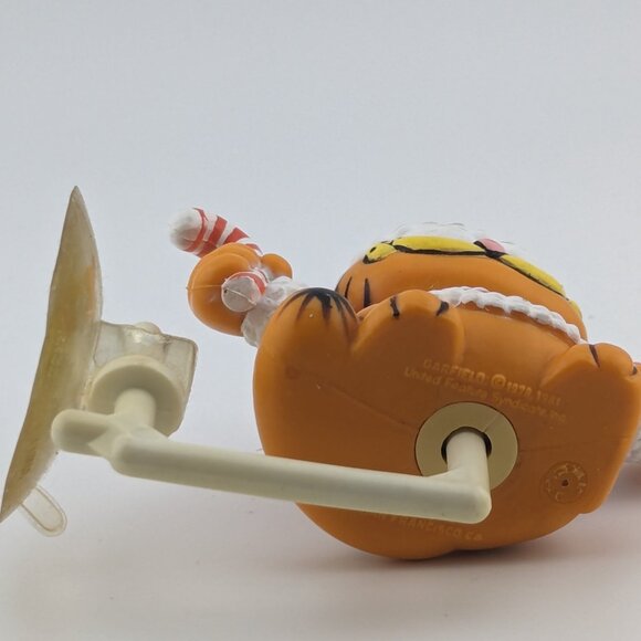 Bundle of 9 vintage collectible Garfield and Odie festive toys and cake topper - Picture 5 of 11